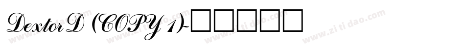 DextorD (COPY 1)字体转换